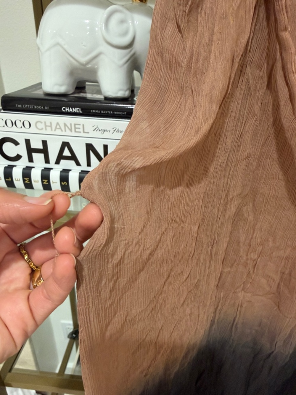 Ombre Tie-Waist Midi Dress - Picture 10 of 13